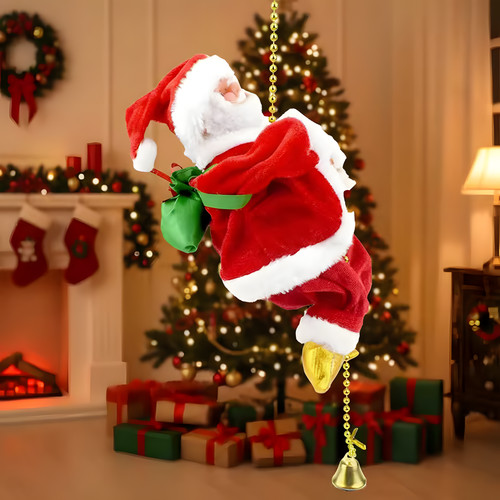 Electric climbing santa - santa, on