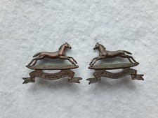 WEST YORKSHIRE REGIMENT OSD COLLAR BADGES BY GAUNT