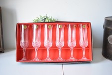 Vintage Set of 6 Cristal