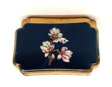 Rare/Unusual Stratton Enamel Pill Box