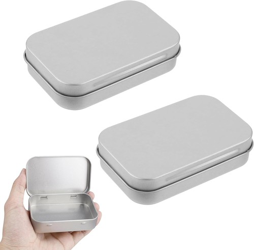 Small rectangular metal - metal, tins