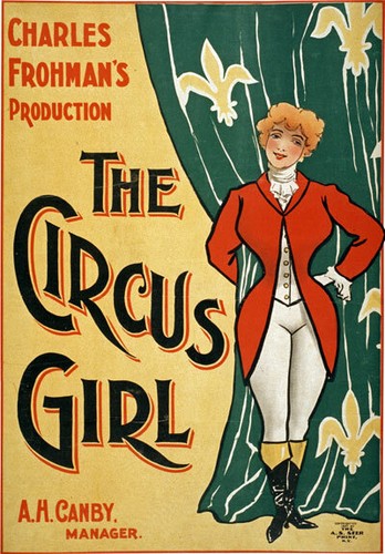 Tz2 vintage circus girl - circus,