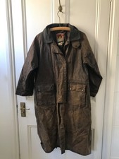 vtg KAKADU TRADERS AUSTRALIA Jacket Duster Long Rider Ranch Convertible Coat