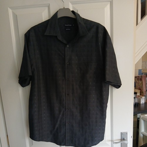 Men short sleeve shirt grey - sleeve,