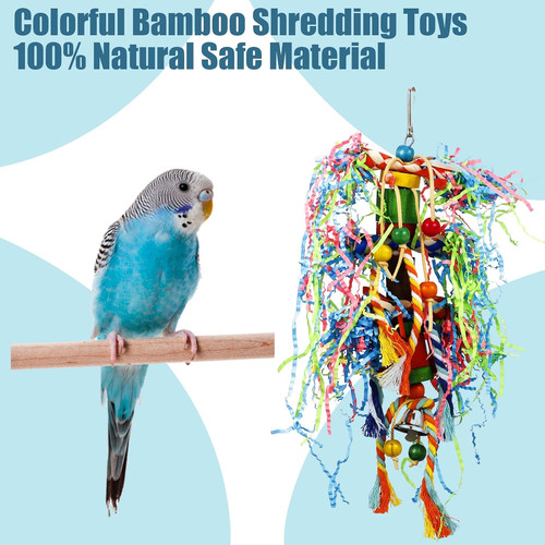 Pack bird shredding toys for - pack,