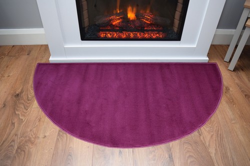 Half moon fireplace rug - half,