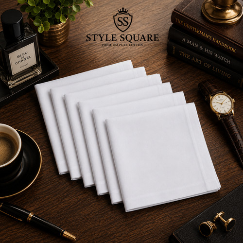 Style square mens - style, white