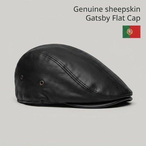 Men genuine sheepskin black - men's,