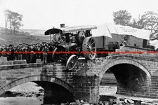 F015114 Road accident Threshing Machine Wooler Northumberland 18 Jun 1903