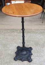 TALL CAST IRON PUB TABLE