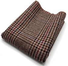 Multicolour Wool Fabric Check