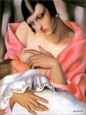 Tamara de Lempicka Signed Oil