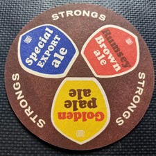 Strongs Beer Mat Uk Cat No 53