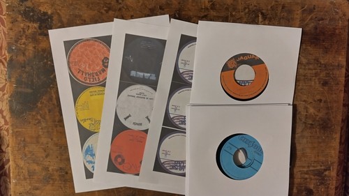 Printed labels for - printed,