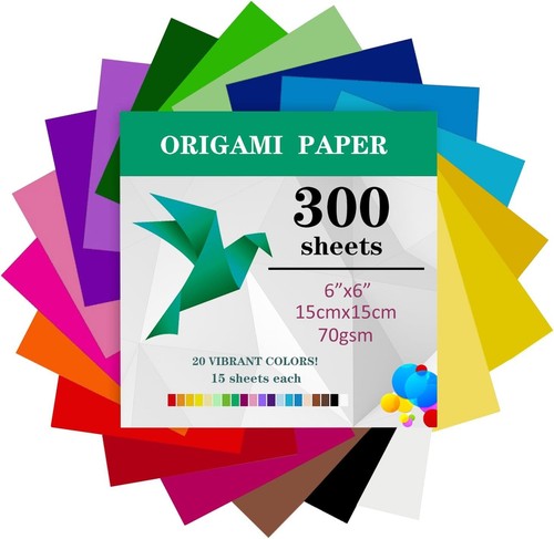 300 sheets origami paper - origami,
