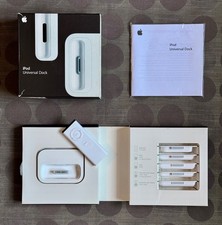 Apple iPod Universal Dock A1153 MA045G - Original Box - Plus A1156 Remote