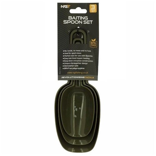 Ngt 3pc baiting spoon set - spoon,