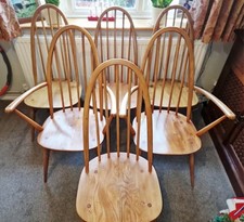 Set of Six Vintage Ercol Model