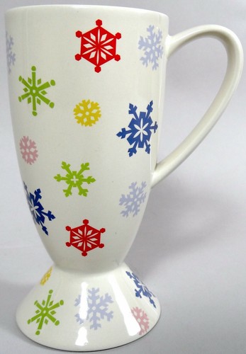Rainbow snowflakes coffee tea - rainbow,