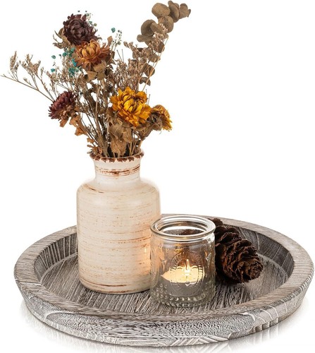 Romadedi round wooden - round,