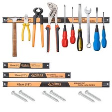 Magnetic Tool Holder Bar Storage Rack Socket Wall Mounted Garage Tool Organiser