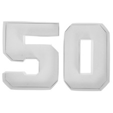 2 Pcs Number Cutouts Cardboard