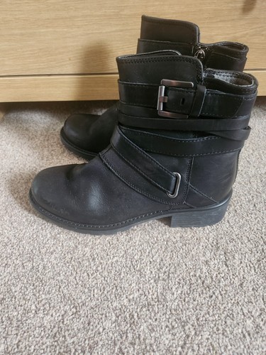 Clarks ladies leather biker - clarks,