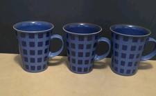 3 Denby Reflex Blue Squares