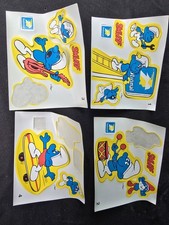 Set Of 4 Original Smurf Car