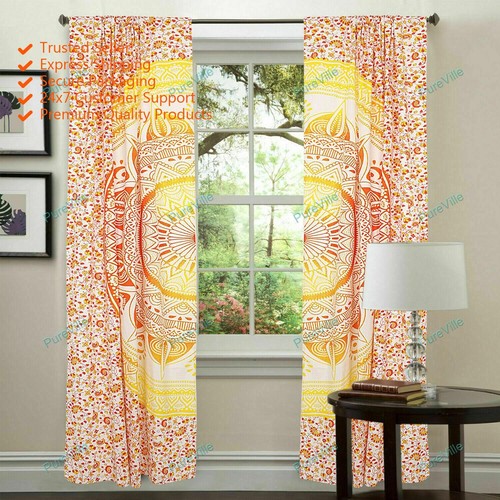 Mandala curtain for - curtain, living
