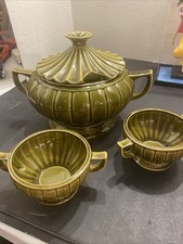 AMC-1 Avocado Green Pottery