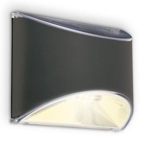 Solar outdoor wall light - outdoor, dusk