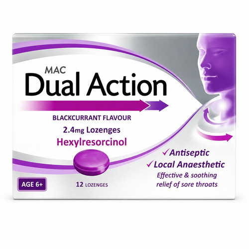 Mac antiseptic lozenges x12 - antiseptic,