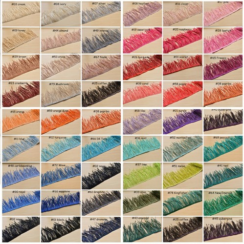 Goose biot feather trim - goose,
