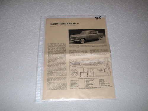 Hillman super minx motor - hillman,
