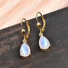 Teardrop rainbow moonstone - rainbow,