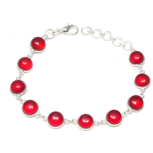 Red carnelian gemstone - red,