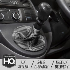VW Transporter T5 / T5.1 GREY GT Style Tartan Gear Shift Knob Gator