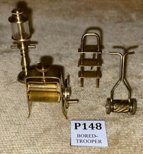 VINTAGE BRASS MINIATURE DOLLS