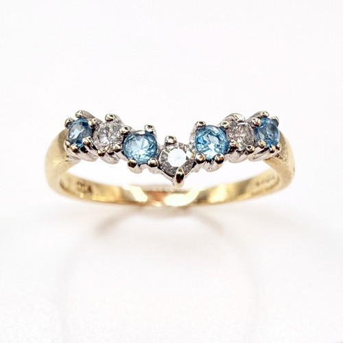 9ct gold blue - gold, &