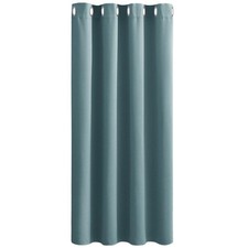 PONY DANCE Kids Curtain 52x54in Arctic Blue Sun Blocking Drape for Bedroom