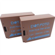 2x NP-W126s USB-C Battery for
