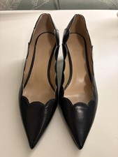 Chloe Black Scalloped Court