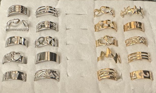 Adjustable open toe - toe, rings