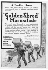 GOLDEN SHRED Marmalade - Antique Advertisement 1913