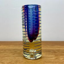 Mid-Century Modern Czech Pavel Hlava Sommerso Glass Vase