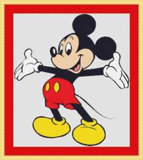 Mickey mouse cross - mickey,
