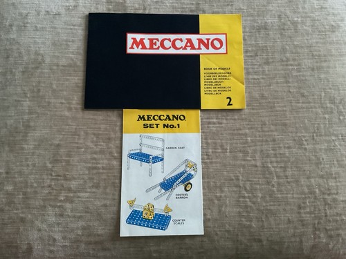 Vintage meccano book - book, models