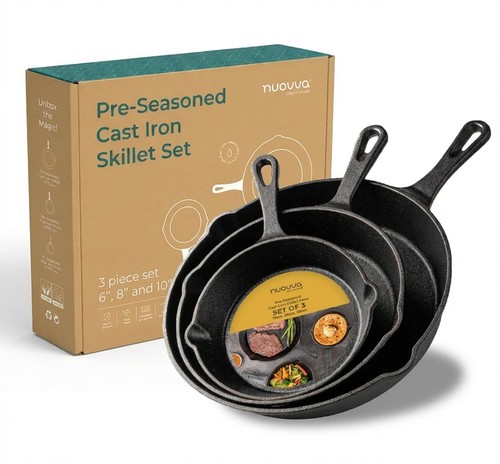 Pre seasoned cast iron - pre, skillet