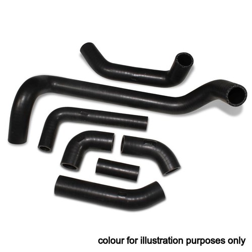 Black samco silicon rad hoses - rad,